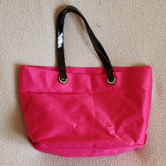 Large Victoria's Secret Pink Sparkle Logo Tote Bag - Picture 5 of 8